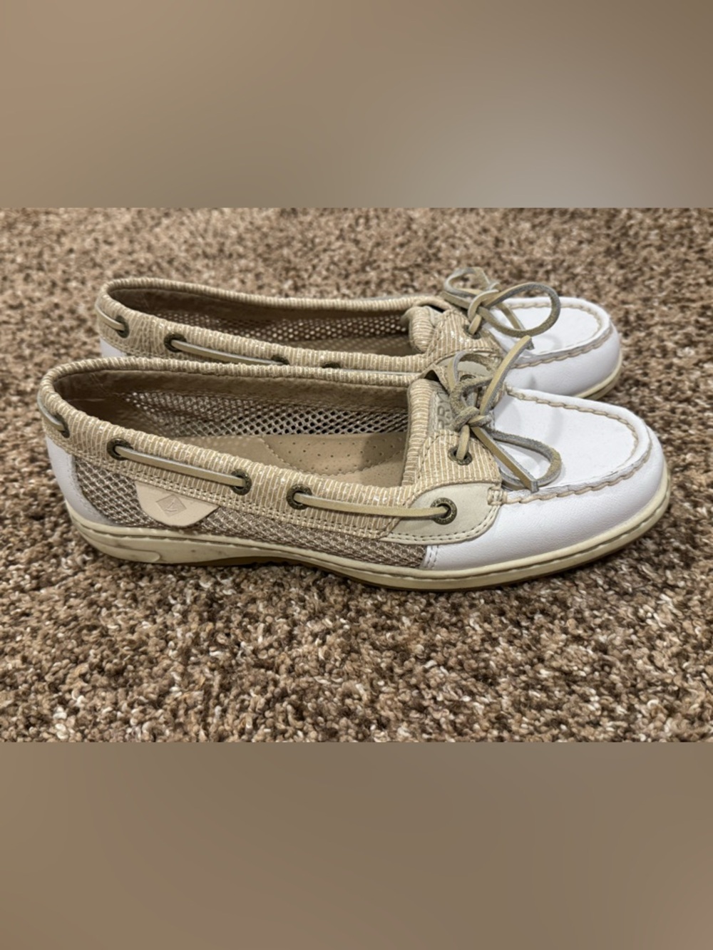 Sperry Top Sider ST96930 Leather Slip On Shoes Size 7.5